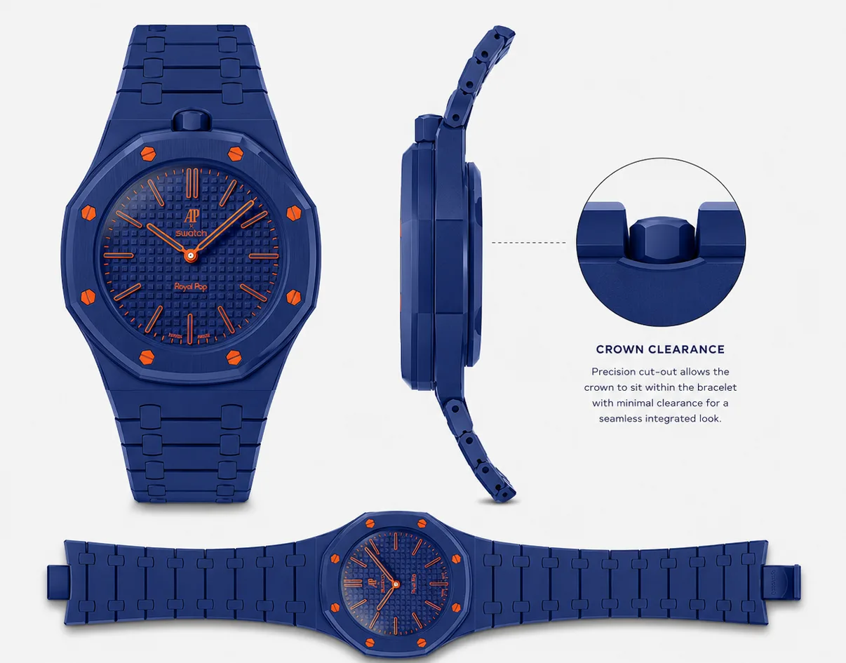 Audemars Piguet × Swatch Royal Pop with Royal Pop USA Verde edition